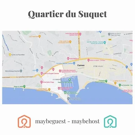 C052-appt Standing Au Coeur Du Suquet - St Antoine 3 *